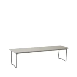 Banco 9, Roble lacado-170 cm-estructura galvanizada en caliente*Grythyttan Stålmöbler Best