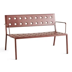 Banco Balcony Lounge con reposabrazos 121,5×69 cm, hierro*HAY Outlet
