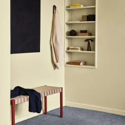 Banco Betty TK4, Black, asiento de banda de lino trenzada natural*&Tradition Sale