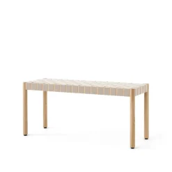 Banco Betty TK4, Oak, asiento de banda de lino trenzada*&Tradition Sale
