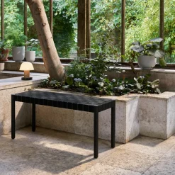 Banco Betty TK4, Oak, asiento de banda de lino trenzada*&Tradition Sale