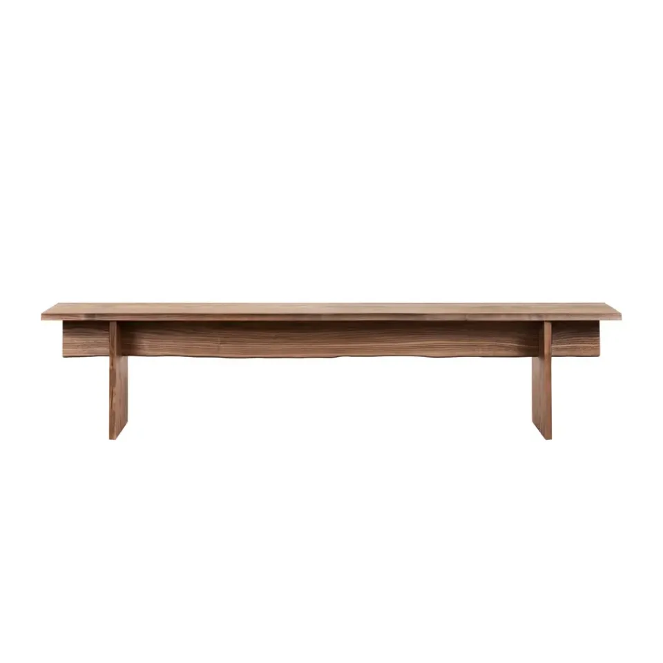 Banco Bookmatch 210 cm, Nogal*Hem