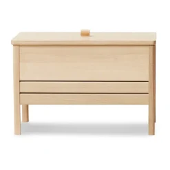 Banco con almacenamiento A Line 68 cm, Roble aceitado blanco*Form & Refine New