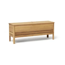 Banco con almacenamiento A Line 111 cm, Roble*Form & Refine Discount