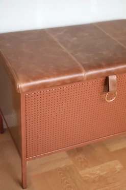 Banco con cajón Frank, Cinnamon-vintage cognac*Maze Clearance