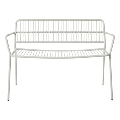 Banco con reposabrazos Eden, Beige grey*Broste Copenhagen