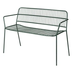 Banco con reposabrazos Eden, Forest green*Broste Copenhagen Online