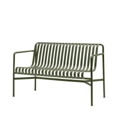 Banco con reposabrazos Palissade Dining, Olive*HAY Hot