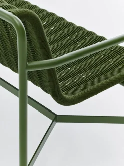 Banco con reposabrazos Palissade Cord Dining, Olive*HAY Hot
