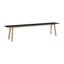 Banco CPH215 Deux 2.0, 200 cm, Black laminate-a sin tratar*HAY Clearance