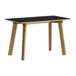 Banco CPH215 Deux 2.0, 75 cm, Black laminate-roble lacado*HAY New