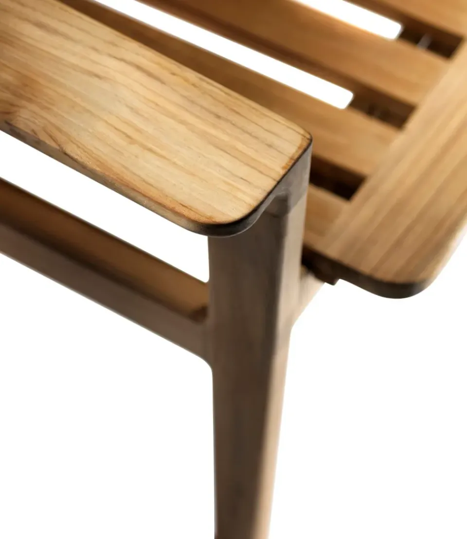 Banco de 2 plazas M12 Sammen, Teak-non treated*FDB Møbler Hot