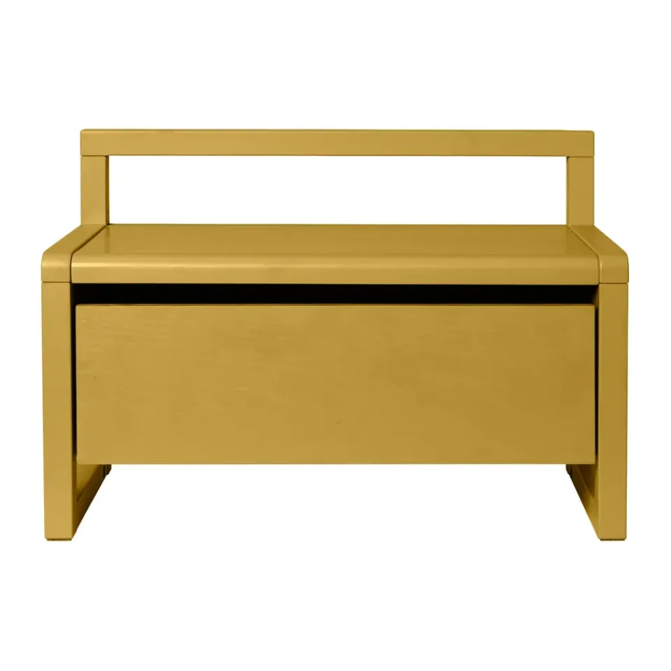 Banco de almacenamiento Little architect, Yellow, 60 × 30 × 41,2 cm*Ferm Living New