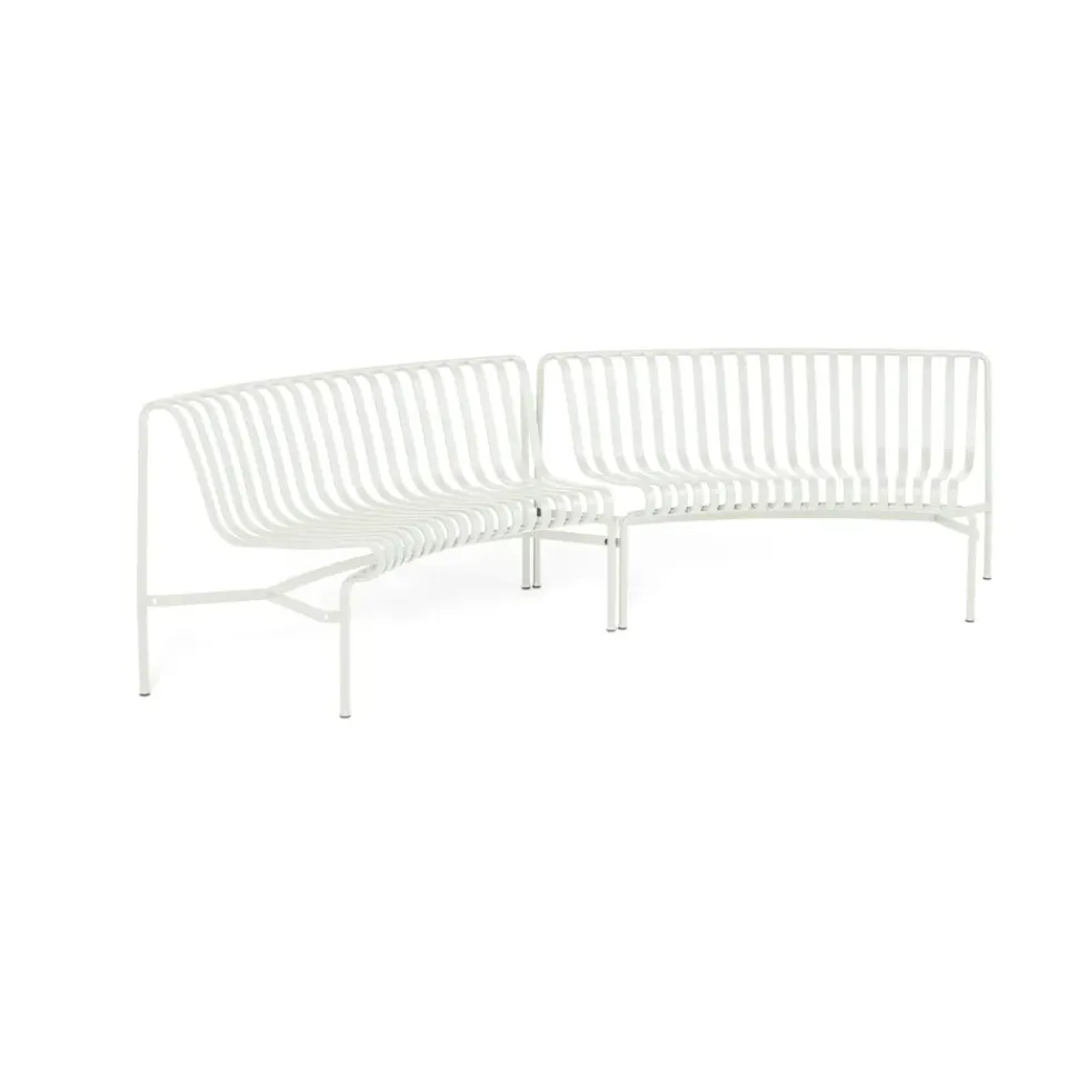 Banco de parque in-in Palissade Dining, Cream white*HAY Hot