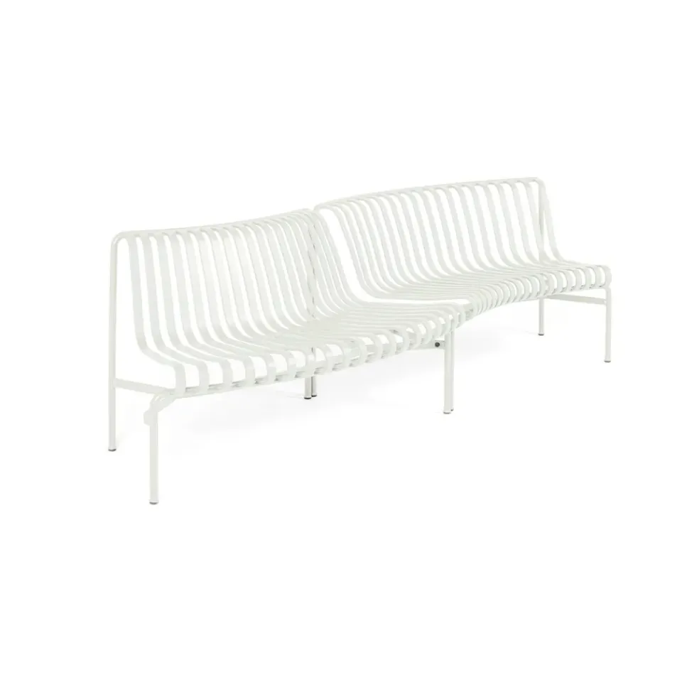 Banco de parque in-out Palissade Dining, Cream white*HAY