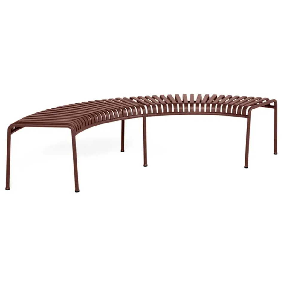 Banco de parque Palissade, Iron red*HAY Clearance