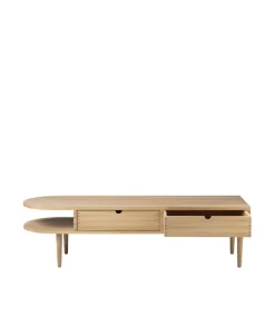 Banco F24 Radius, Oak nature lacquered 45x145 cm*FDB Møbler Best