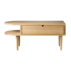 Banco F24 Radius, Oak nature lacquered 35x90 cm*FDB Møbler
