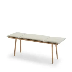 Banco Georg, Roble sin tratar, incluye cojín*Fritz Hansen Sale