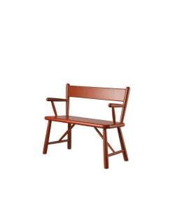 Banco infantil P11, Beech red painted*FDB Møbler Outlet