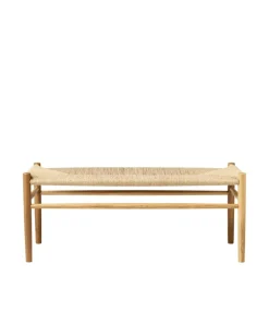 Banco J83B 37x100 cm, Oak nature lacquered-nature*FDB Møbler New