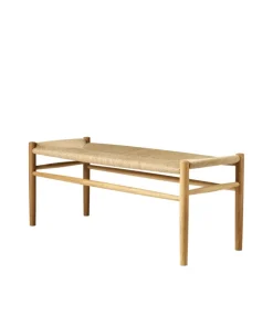 Banco J83B 37x100 cm, Oak nature lacquered-nature*FDB Møbler New
