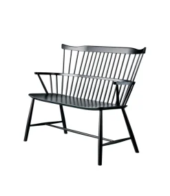 Banco J52D, Beech black painted*FDB Møbler Sale