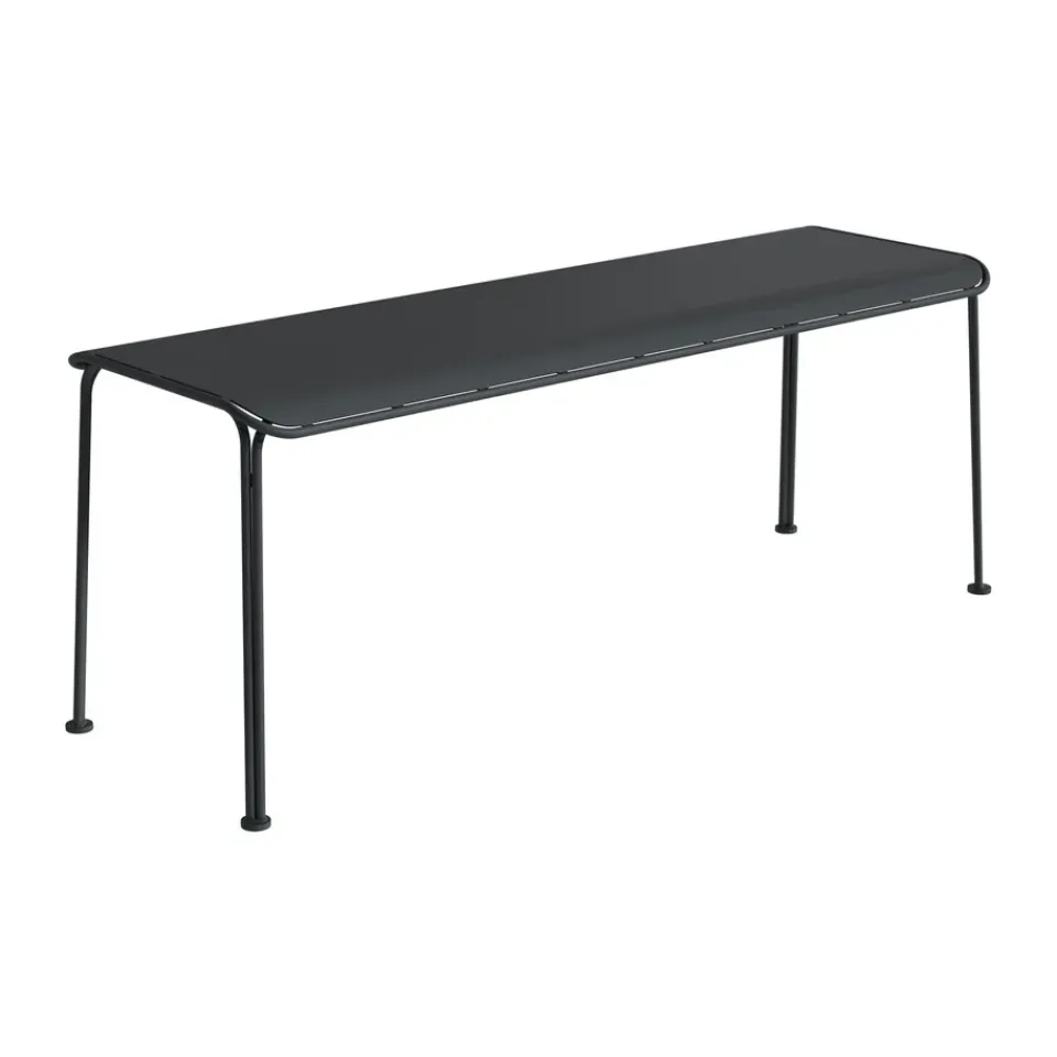 Banco Libelle, grafito, 120 cm*Grythyttan Stålmöbler Discount