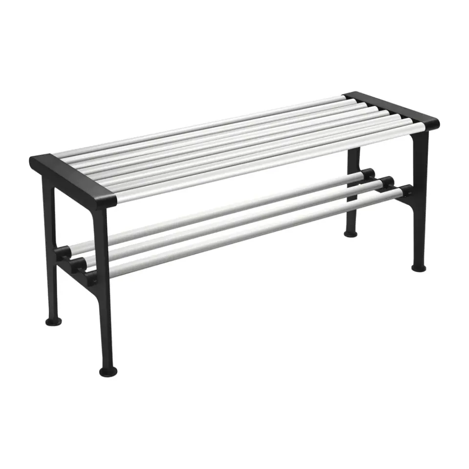 Banco Nostalgi 100 cm, Aluminio-negro*Essem Design Hot