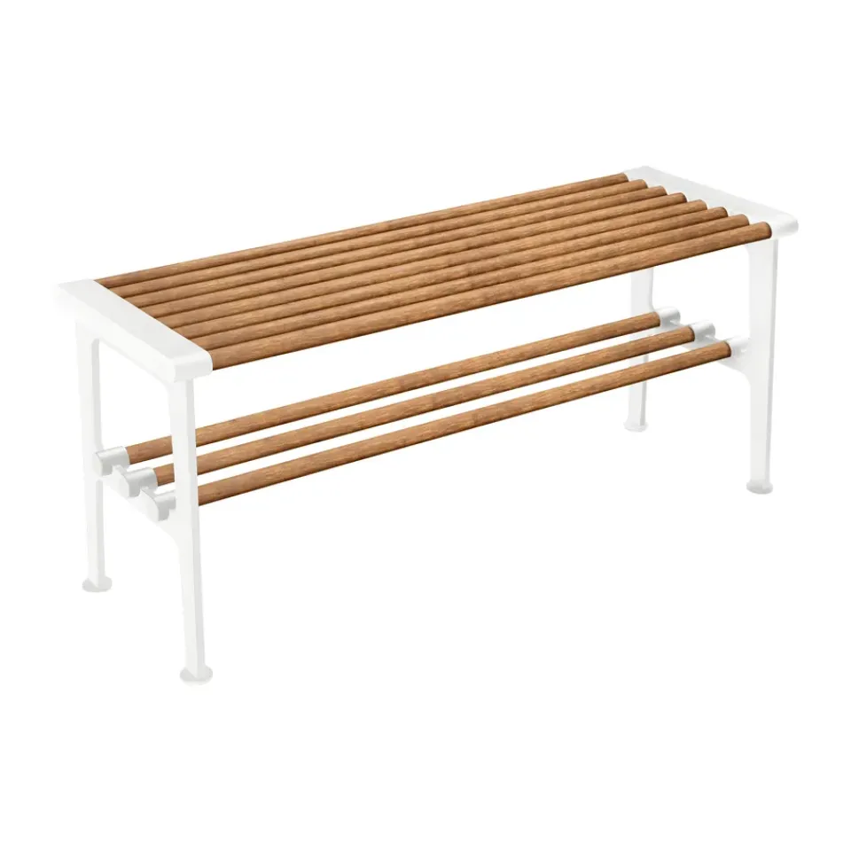 Banco Nostalgi 100 cm, Bambú-blanco*Essem Design Best