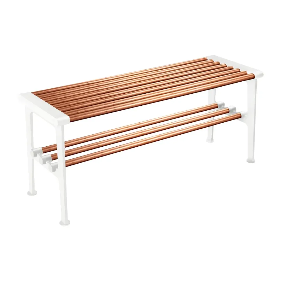 Banco Nostalgi 100 cm, Cobre-blanco*Essem Design Clearance