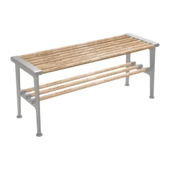 Banco Nostalgi 100 cm, Fresno-aluminio*Essem Design Best