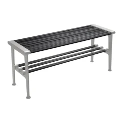 Banco Nostalgi 100 cm, Negro-aluminio*Essem Design Best