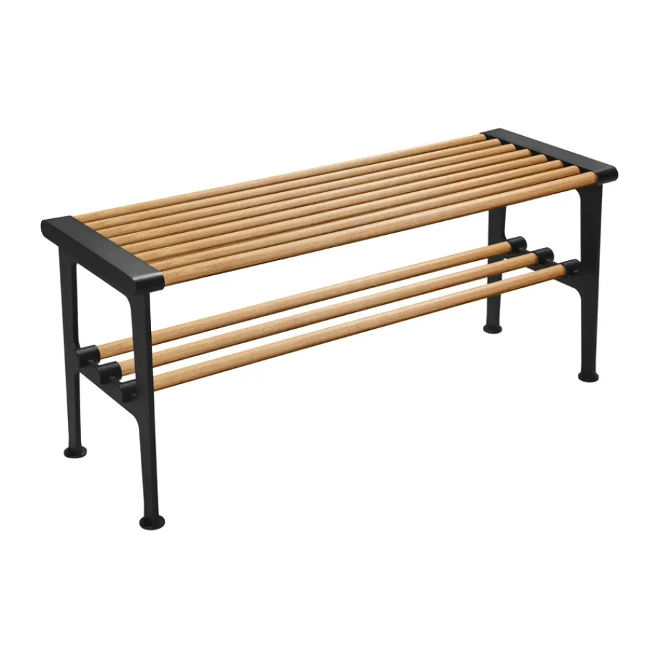 Banco Nostalgi 100 cm, Roble-negro*Essem Design Outlet