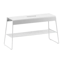 Banco para exteriores A-bench con estante de 45 cm, Soft Grey*Zone Denmark New
