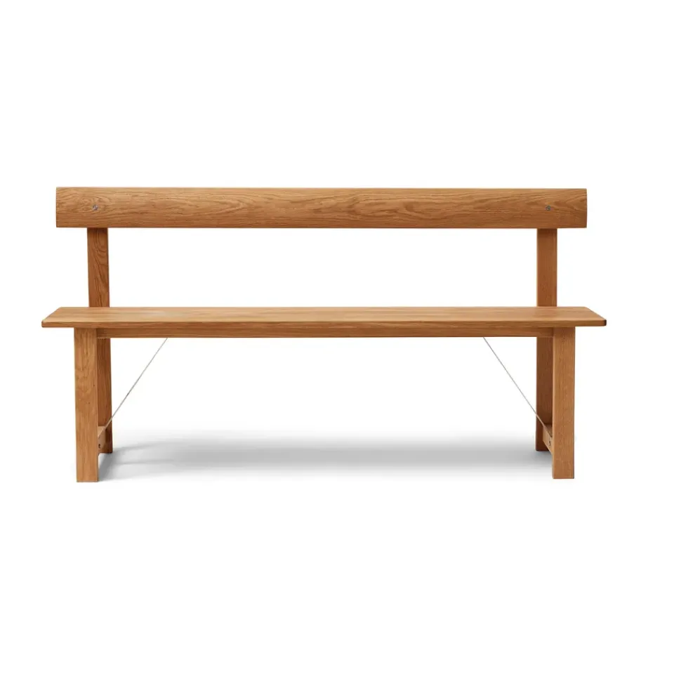Banco Position 155 cm, Roble-acero*Form & Refine Online