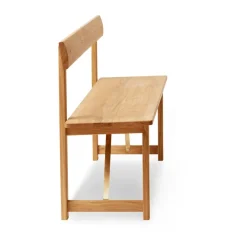 Banco Position 155 cm, Roble-acero*Form & Refine Online