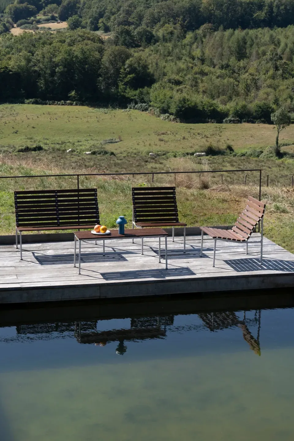 Banco Traverse Bench 114 , Fresno aceitado*HAY Clearance