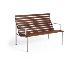 Banco Traverse Lounge con reposabrazos, Fresno aceitado*HAY Sale