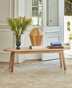 Banco Triangle Leg, roble lacado al agua, 150 cm*HAY Hot