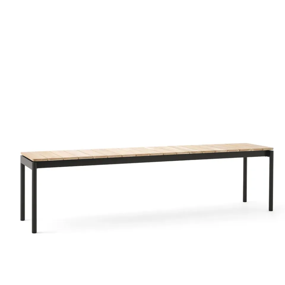 Banco Ville AV28 large 180x40 cm, Warm black*&Tradition New