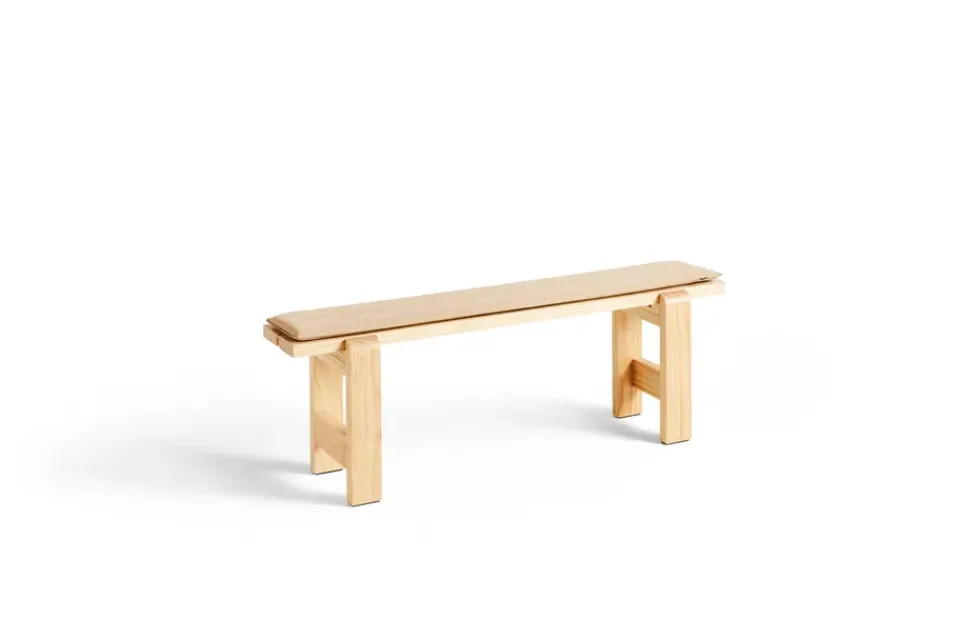 Banco Weekday 140x23 cm en pino lacado, Natural*HAY Clearance
