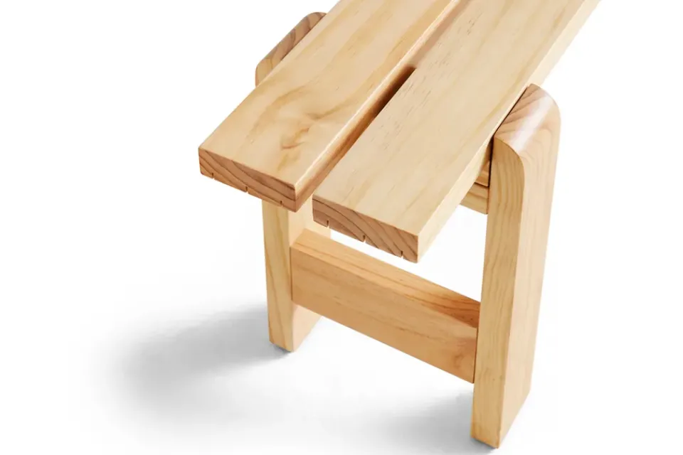 Banco Weekday 140x23 cm en pino lacado, Natural*HAY Clearance