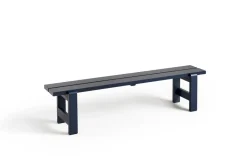 Banco Weekday 190x32 cm en pino lacado, Oliva*HAY New