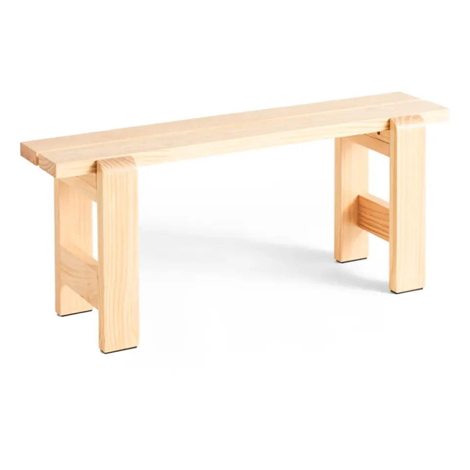Banco Weekday 111x23 cm en pino lacado, Natural*HAY Discount