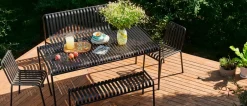 Banco 120x42 cm Palissade, Anthracite*HAY New