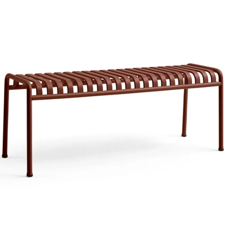 Banco 120x42 cm Palissade, Iron red*HAY Best