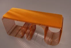 Banqueta Curva 100 cm, Amber*AYTM Online