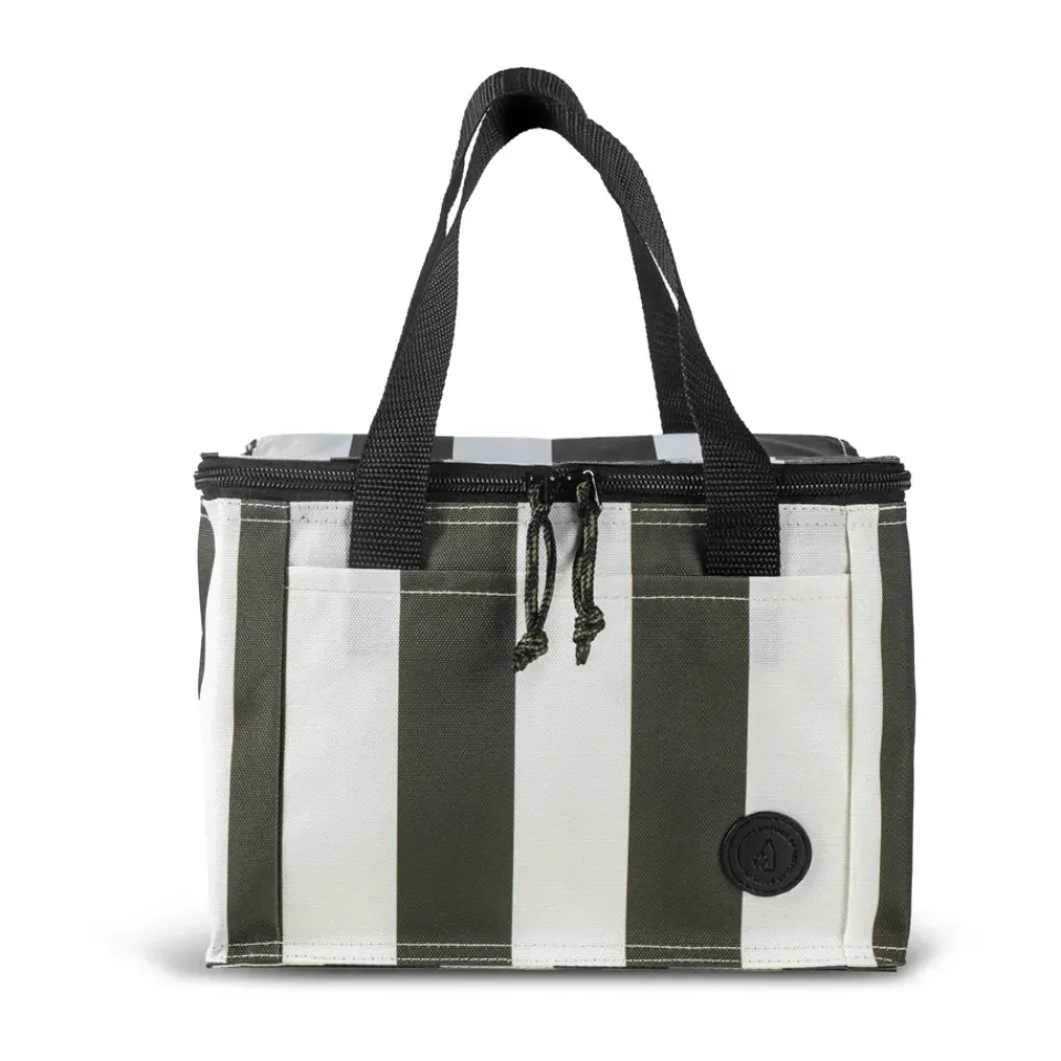 Bolsa térmica City pequeña 3,2 L, Verde-blanco*Sagaform Best