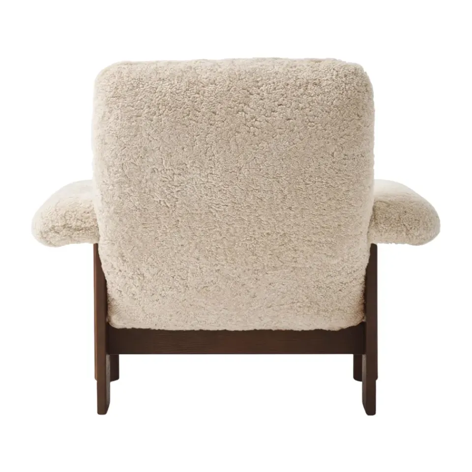 Butaca Brasilia, Dark oak-Nature sheepskin curly*Audo Copenhagen Discount